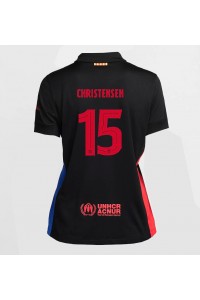 Fotbalové Dres Barcelona Andreas Christensen #15 Dámské Venkovní Oblečení 2024-25 Krátký Rukáv